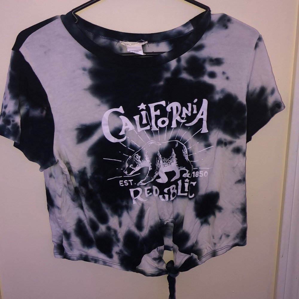 tie dyed short sleeve